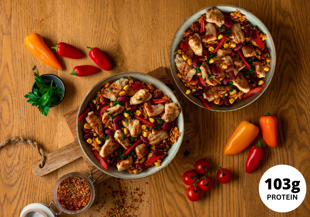 CH: Hähnchen Fajita Bowl (1000g) (ausverkauft)